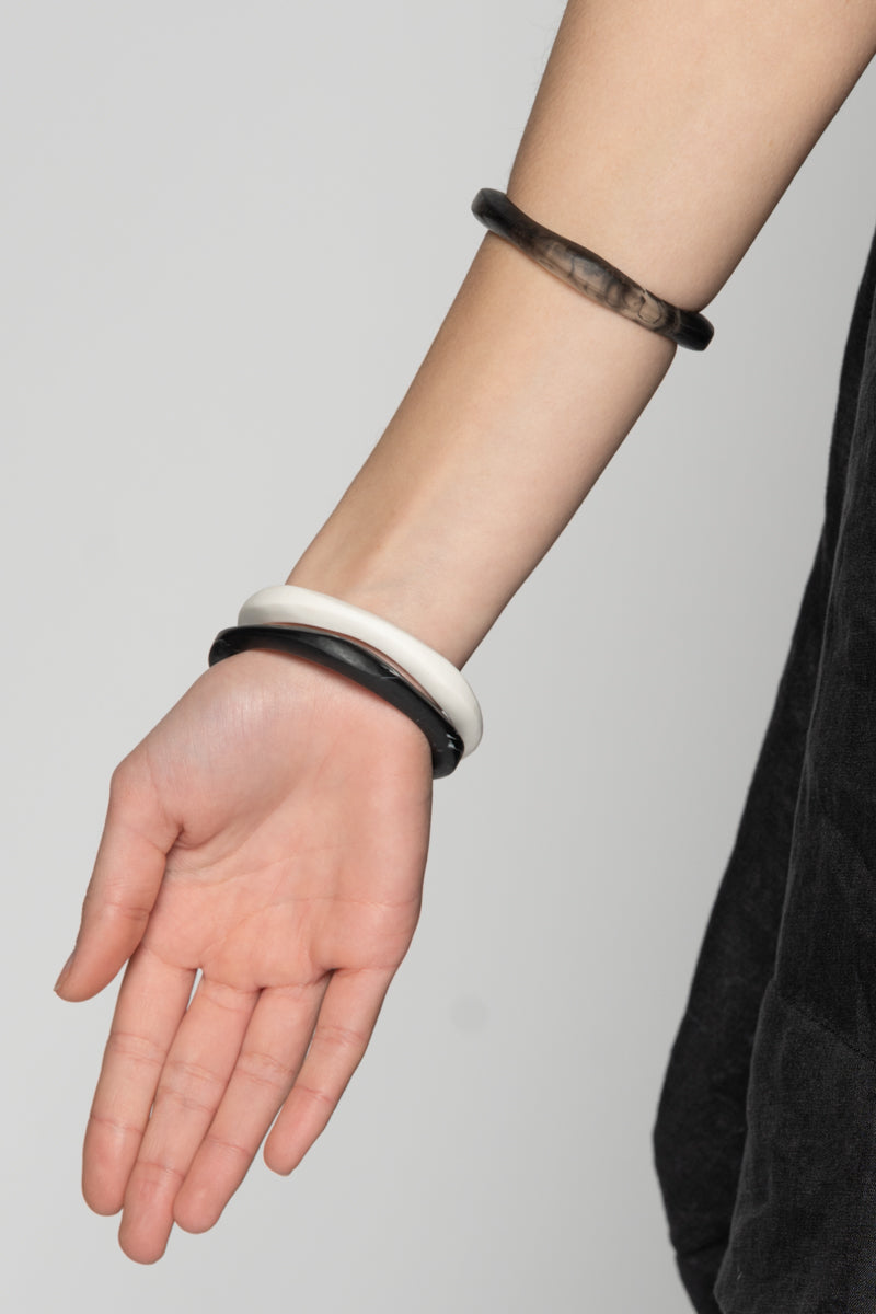 Haiku Triple Bangle BW