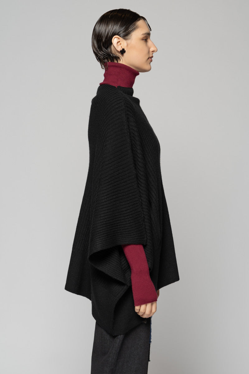 Rin Poncho Blk
