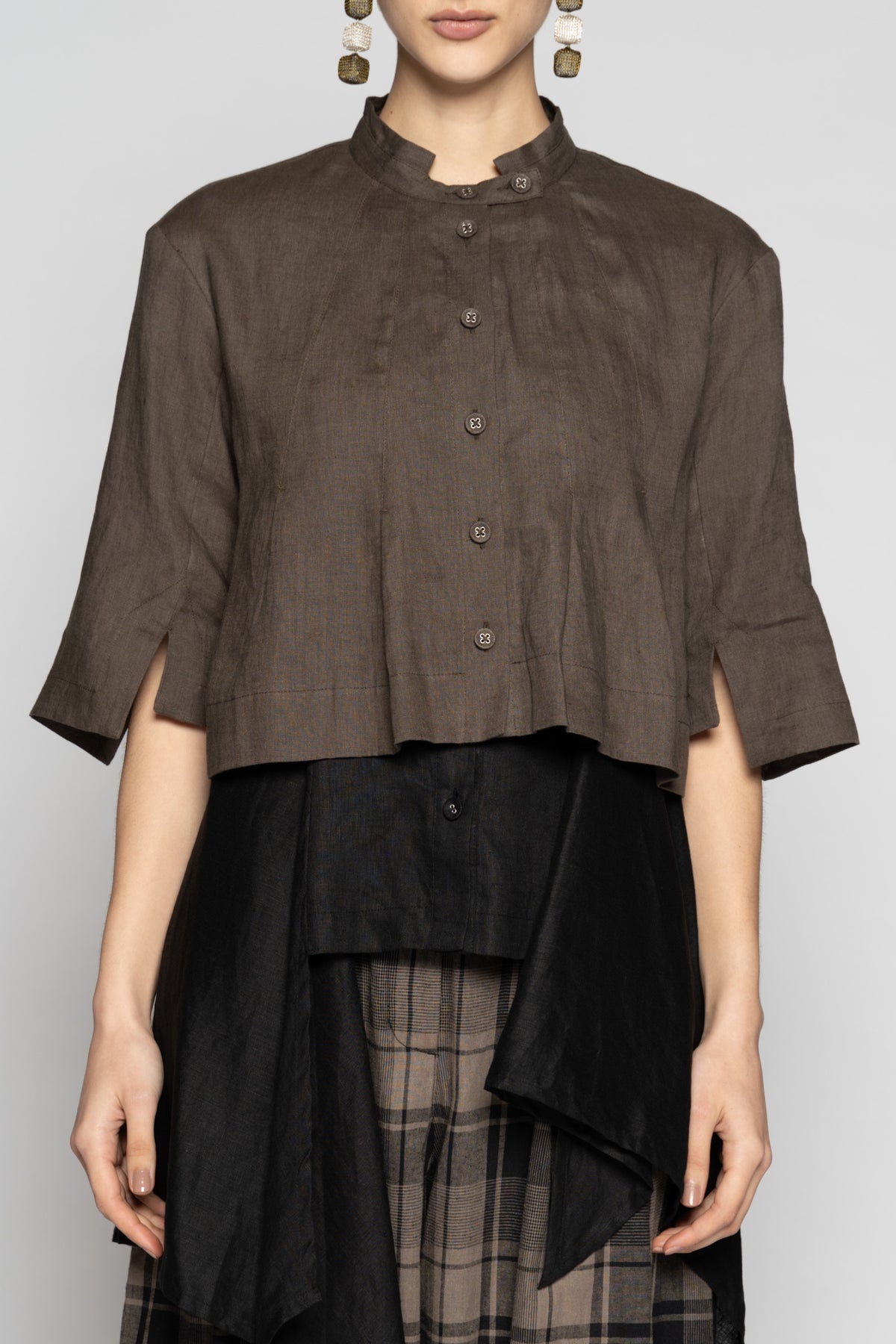 Halo Short Jacket Truffle