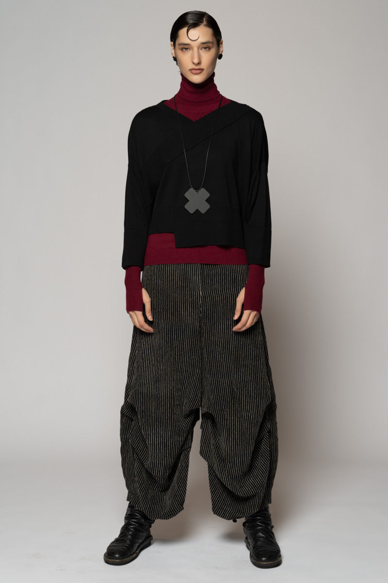 Casa Knit Top Blk
