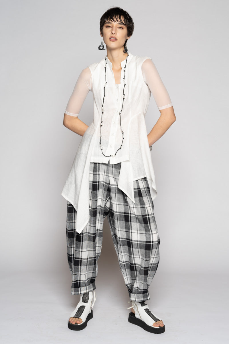 Chromate Drape Top Off Wht