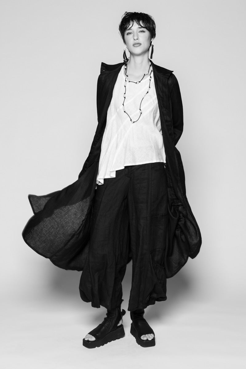 Halo Gather Dress Black