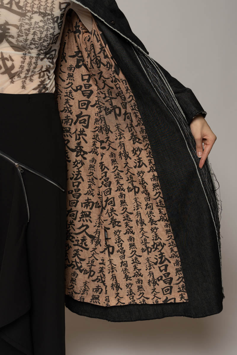 Onmitsu Coat Blk