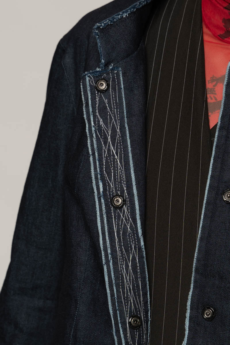 Onmitsu Coat Indigo