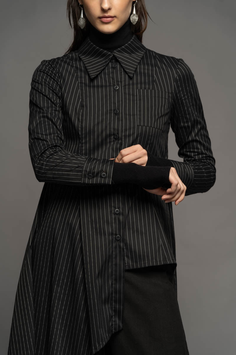 Najia Long Shirt Blk