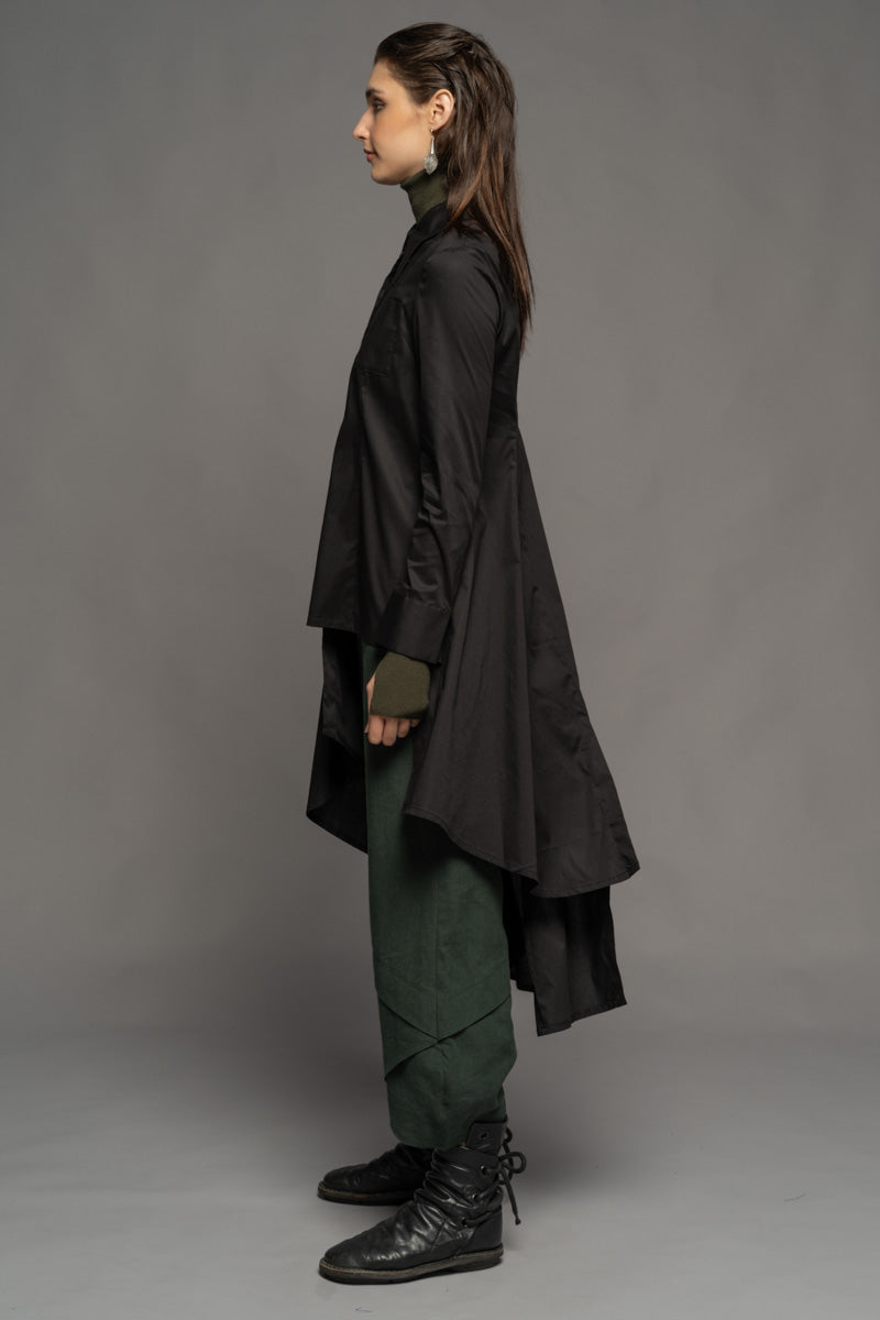 Gozen Long Shirt Blk