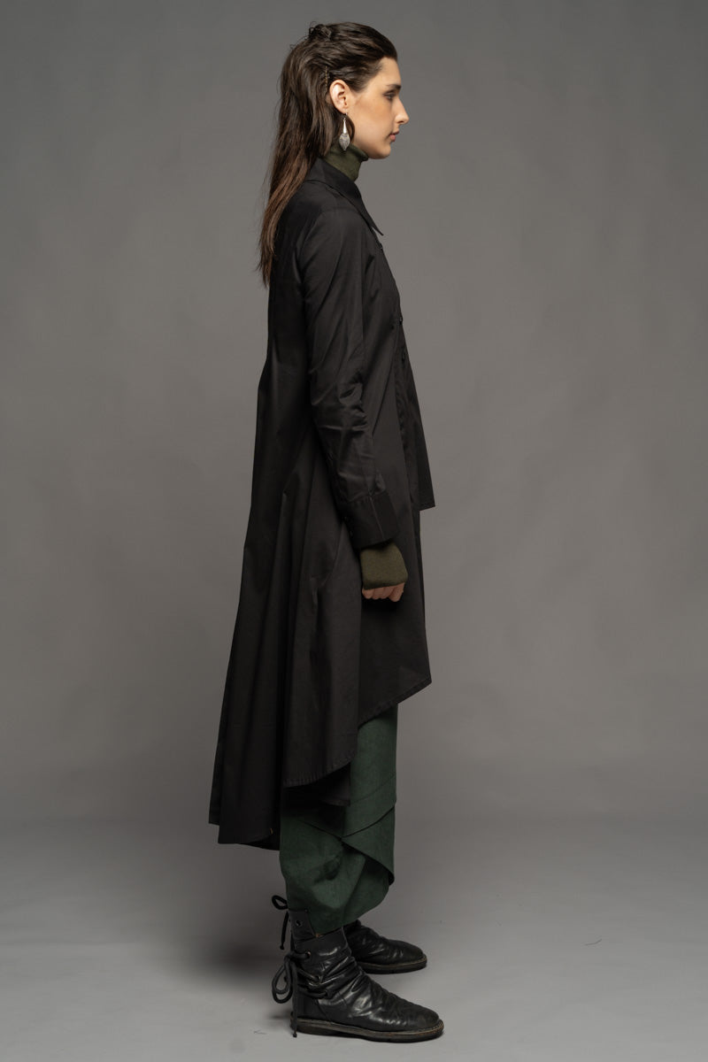 Gozen Long Shirt Blk