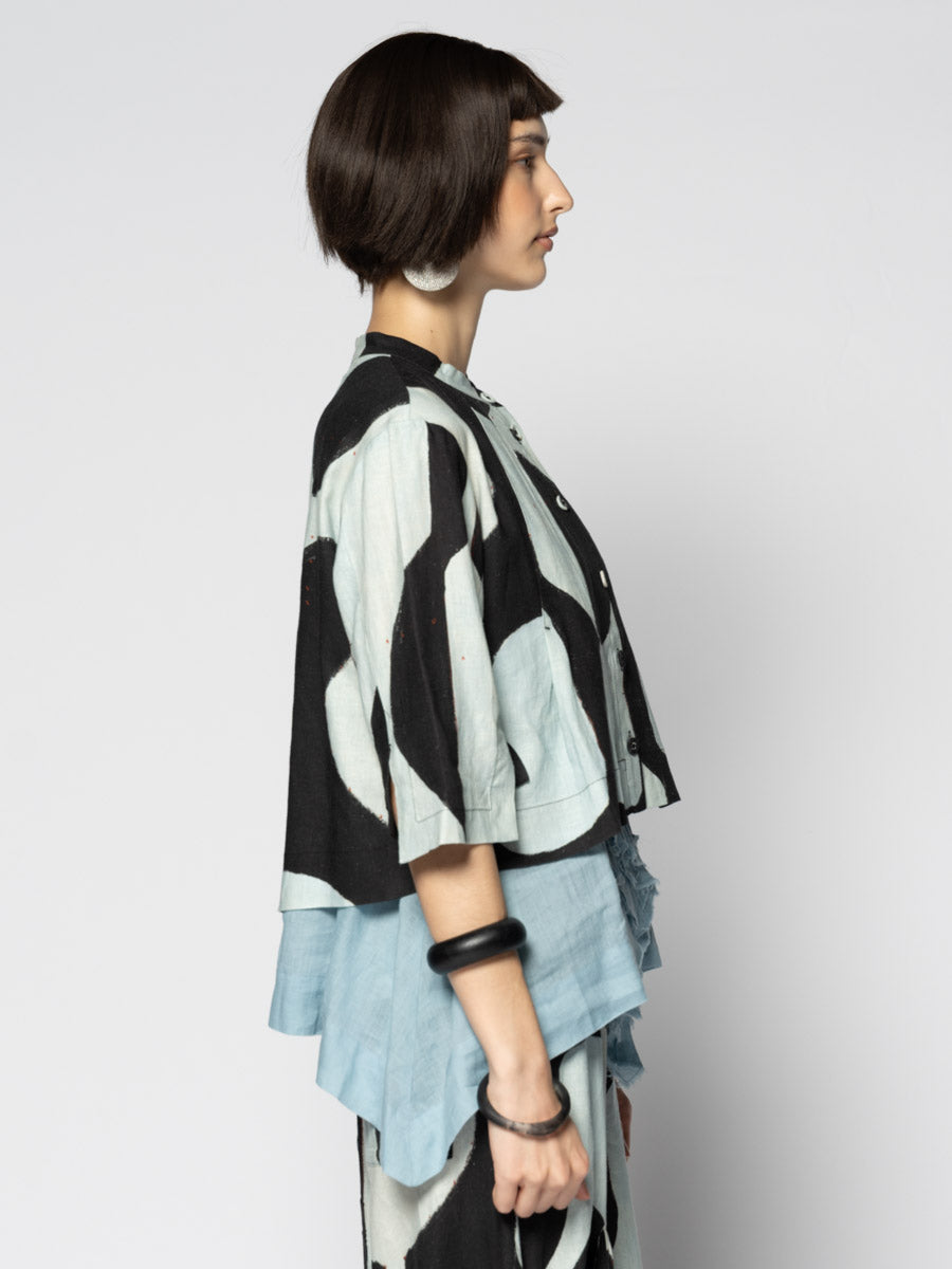 Kakure Short Jacket Blk