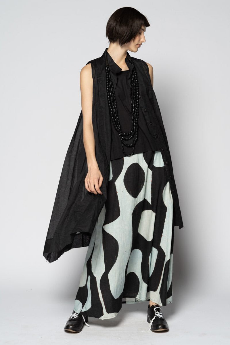 Kakure Maxi Skirt Blk