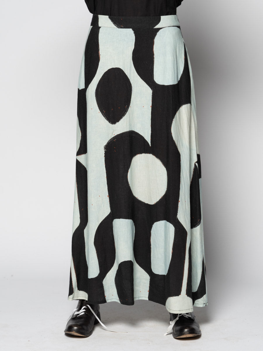 Kakure Maxi Skirt Blk