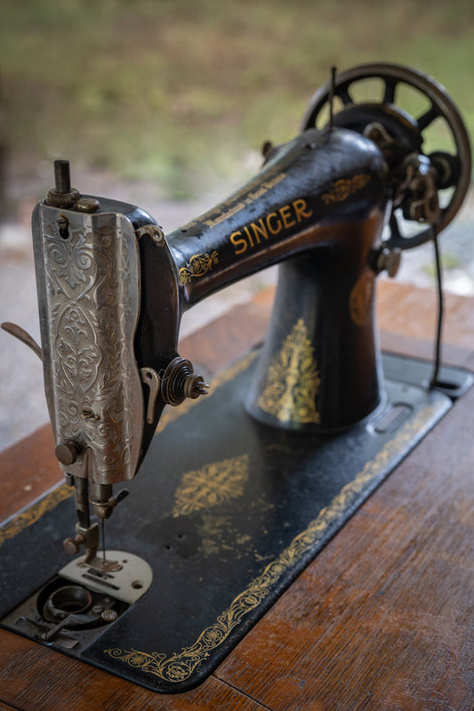 Beautiful old sewing machine