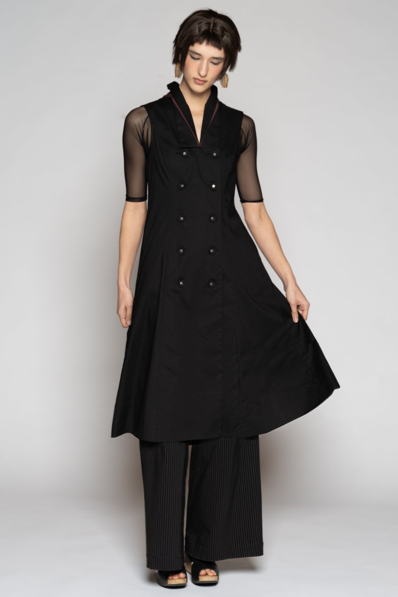 Overtone Dress Blk