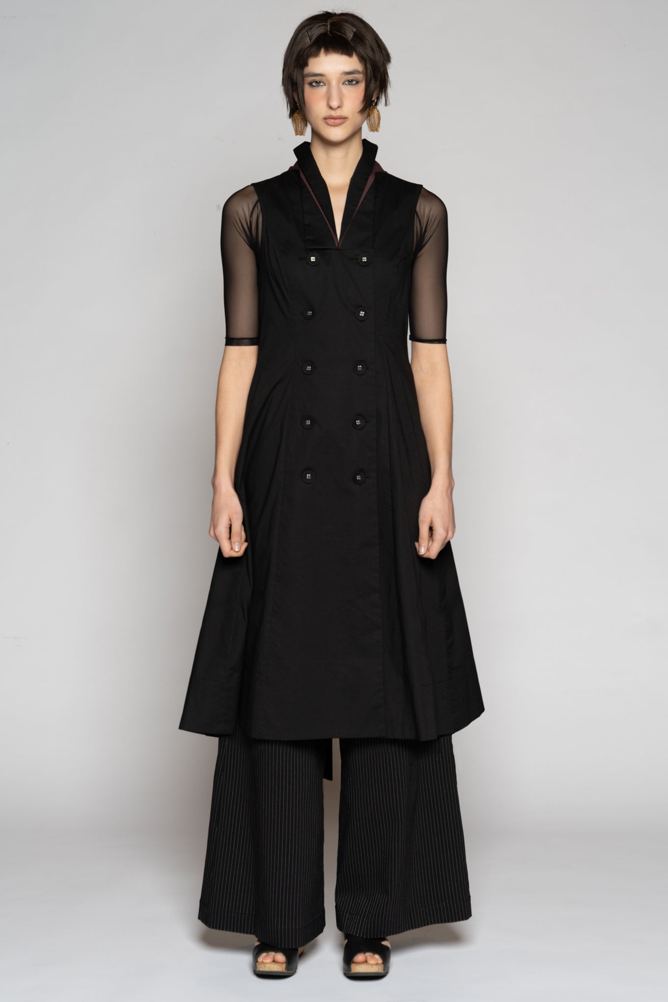 Overtone Dress Blk