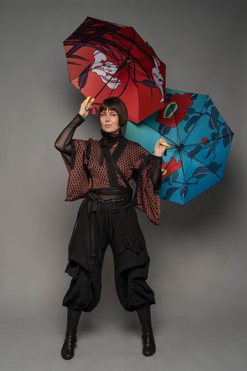 Tsubaki Umbrella Blue