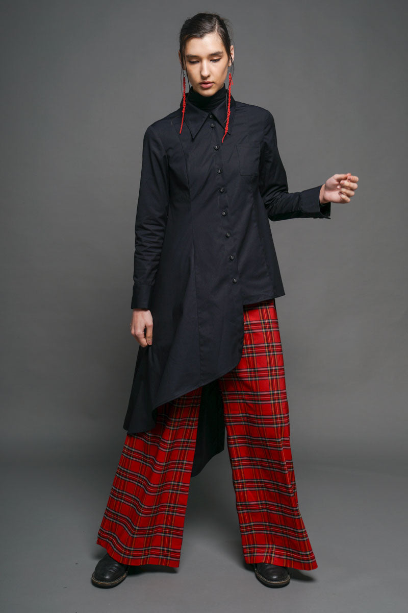 Gozen Long Shirt Blk