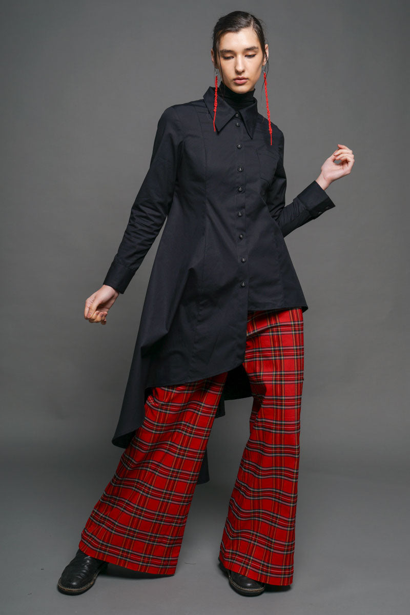 Gozen Long Shirt Blk