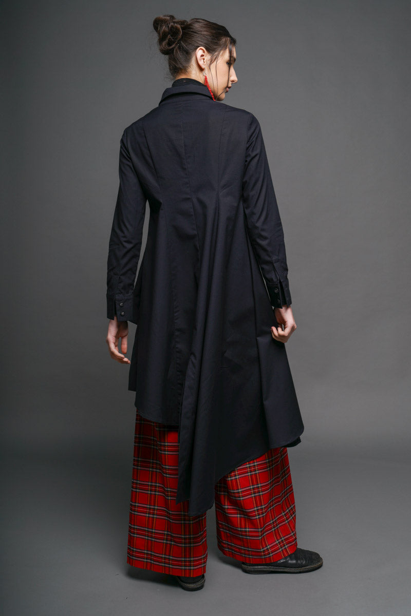 Gozen Long Shirt Blk