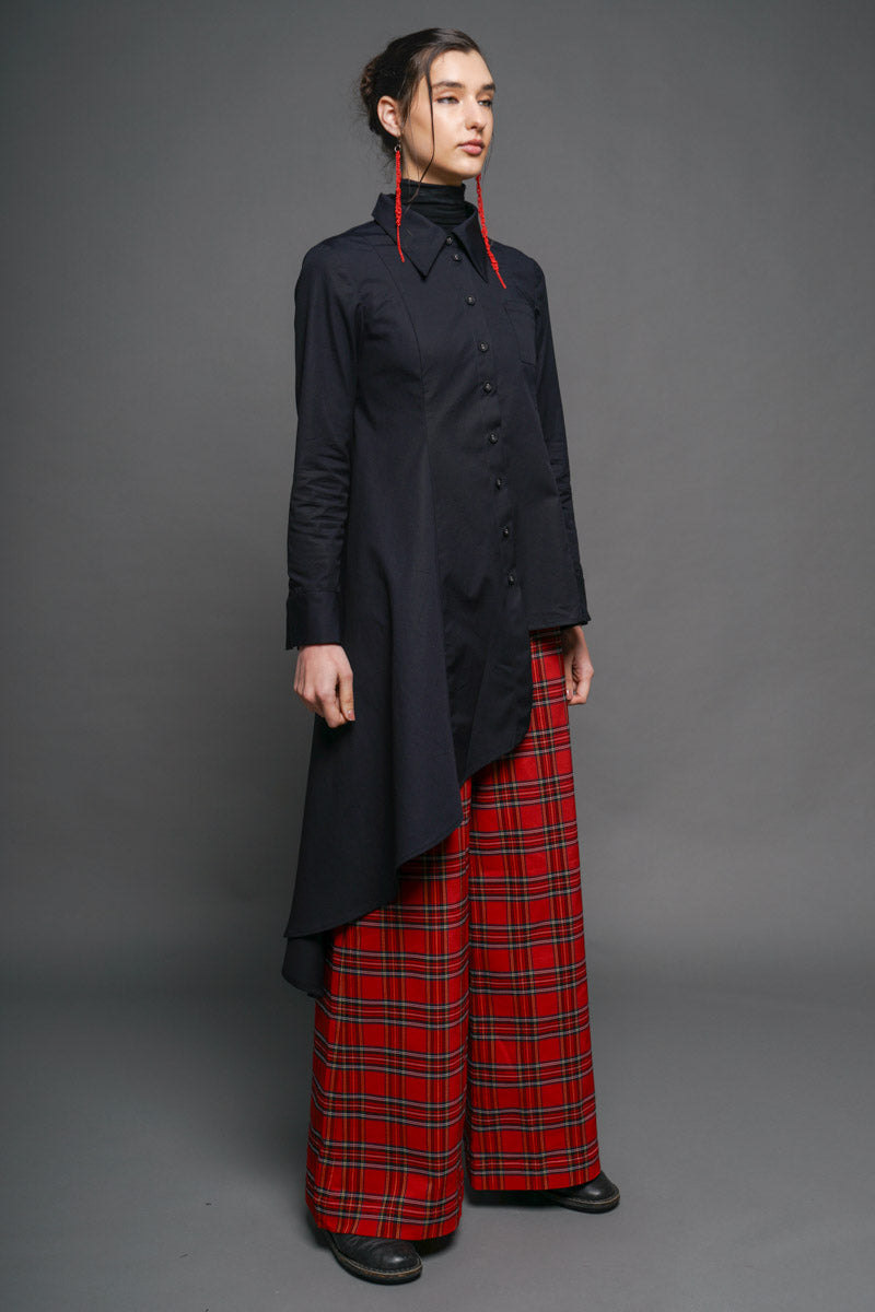 Gozen Long Shirt Blk