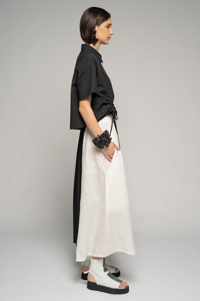 Jet Pleated Apron