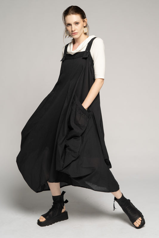 Crossroads Pinafore Blk