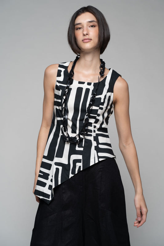 Crossroads Asym Top BW