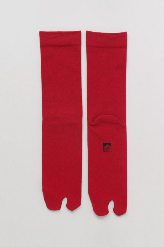 Muji Tabi Socks Red