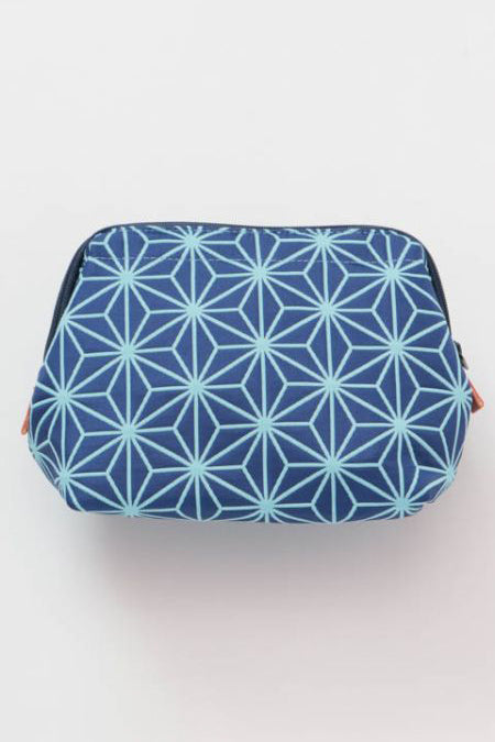 Asanoha Pouch Blue