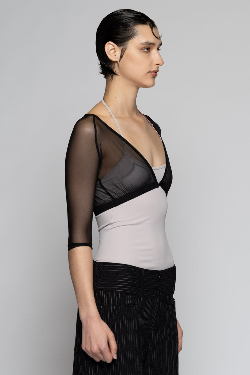 Bastion Mesh V Top Blk