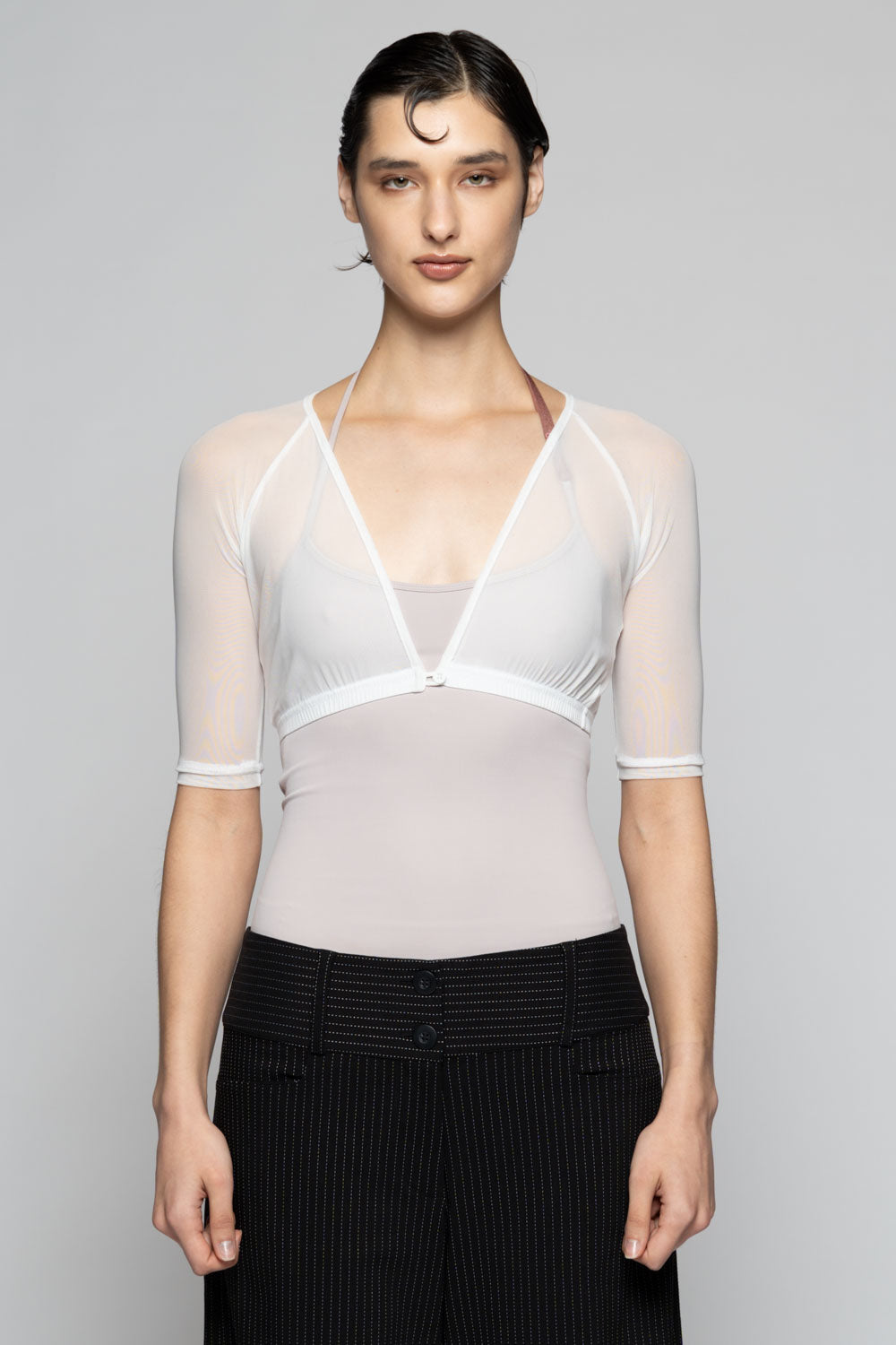 Bastion Mesh V Top Ivory