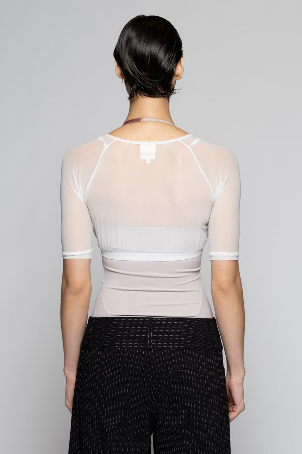 Bastion Mesh V Top Ivory