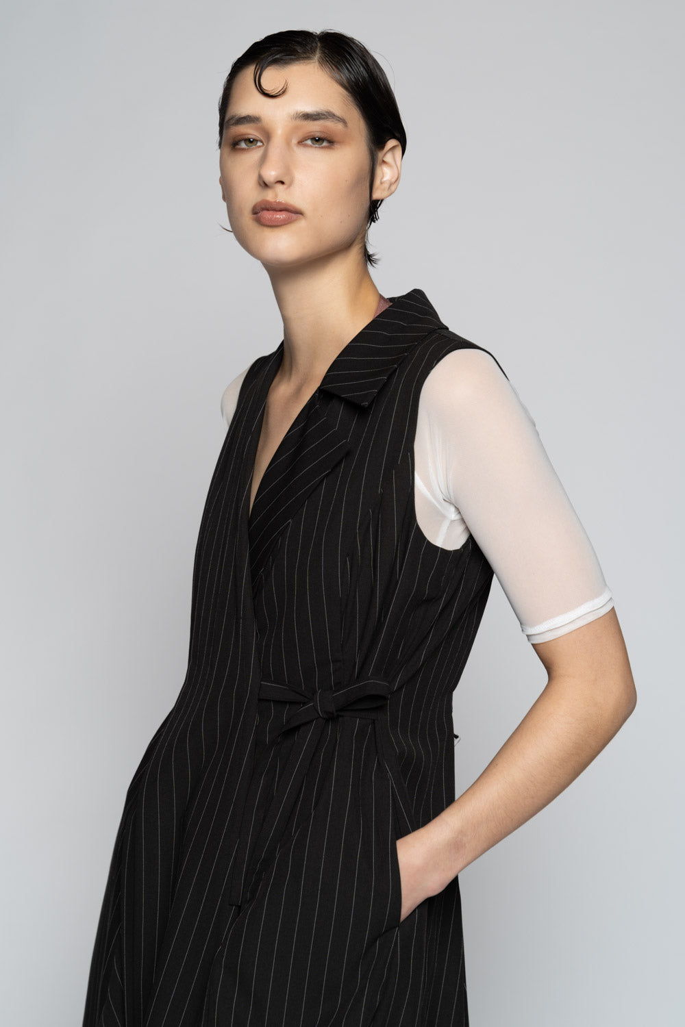 Bastion Mesh V Top Ivory