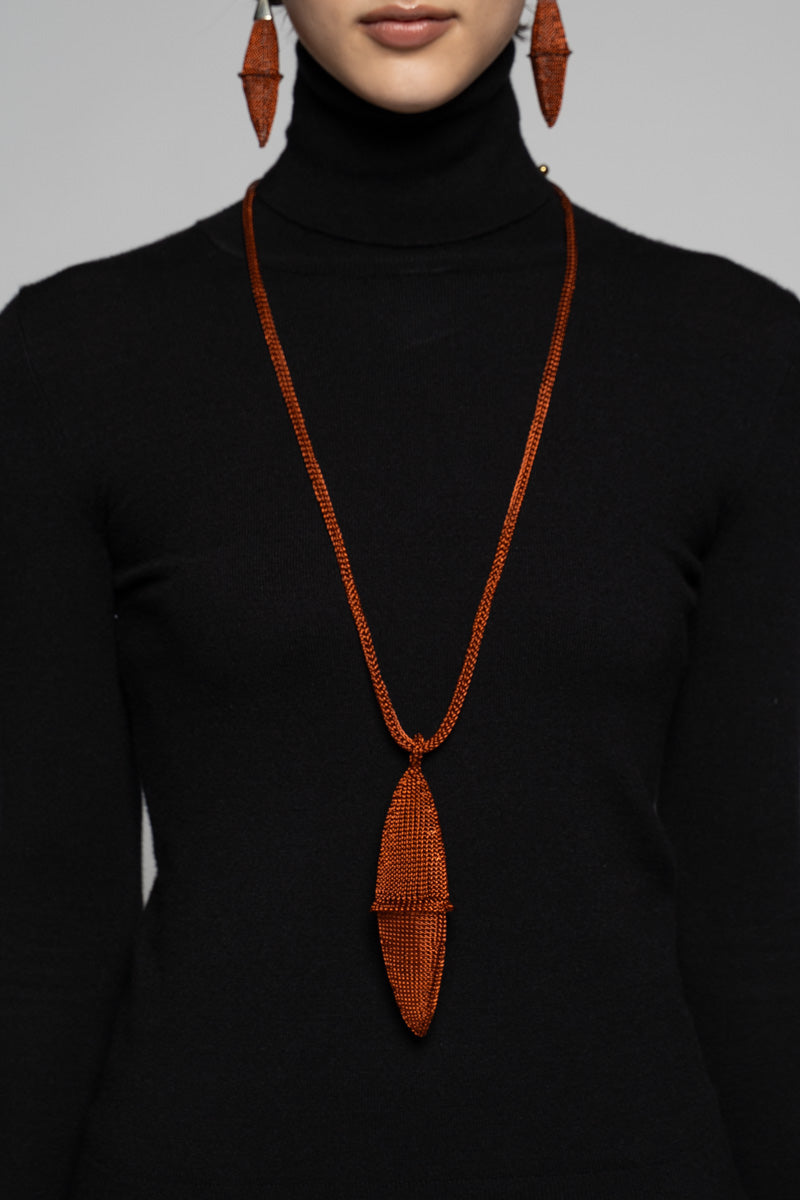Diamond Pendant Copper