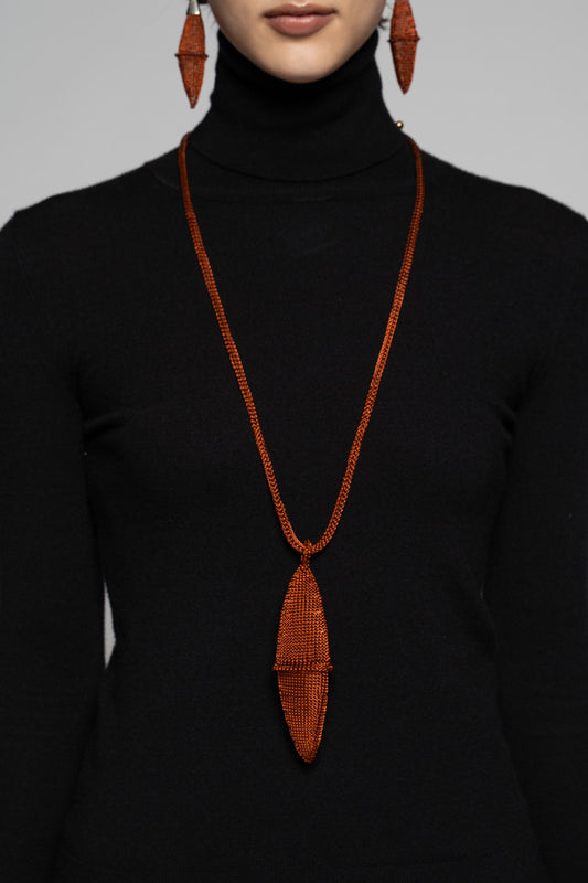 Diamond Pendant Copper