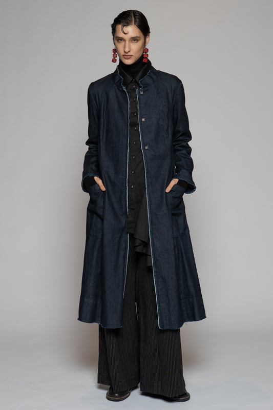 Onmitsu Coat Indigo