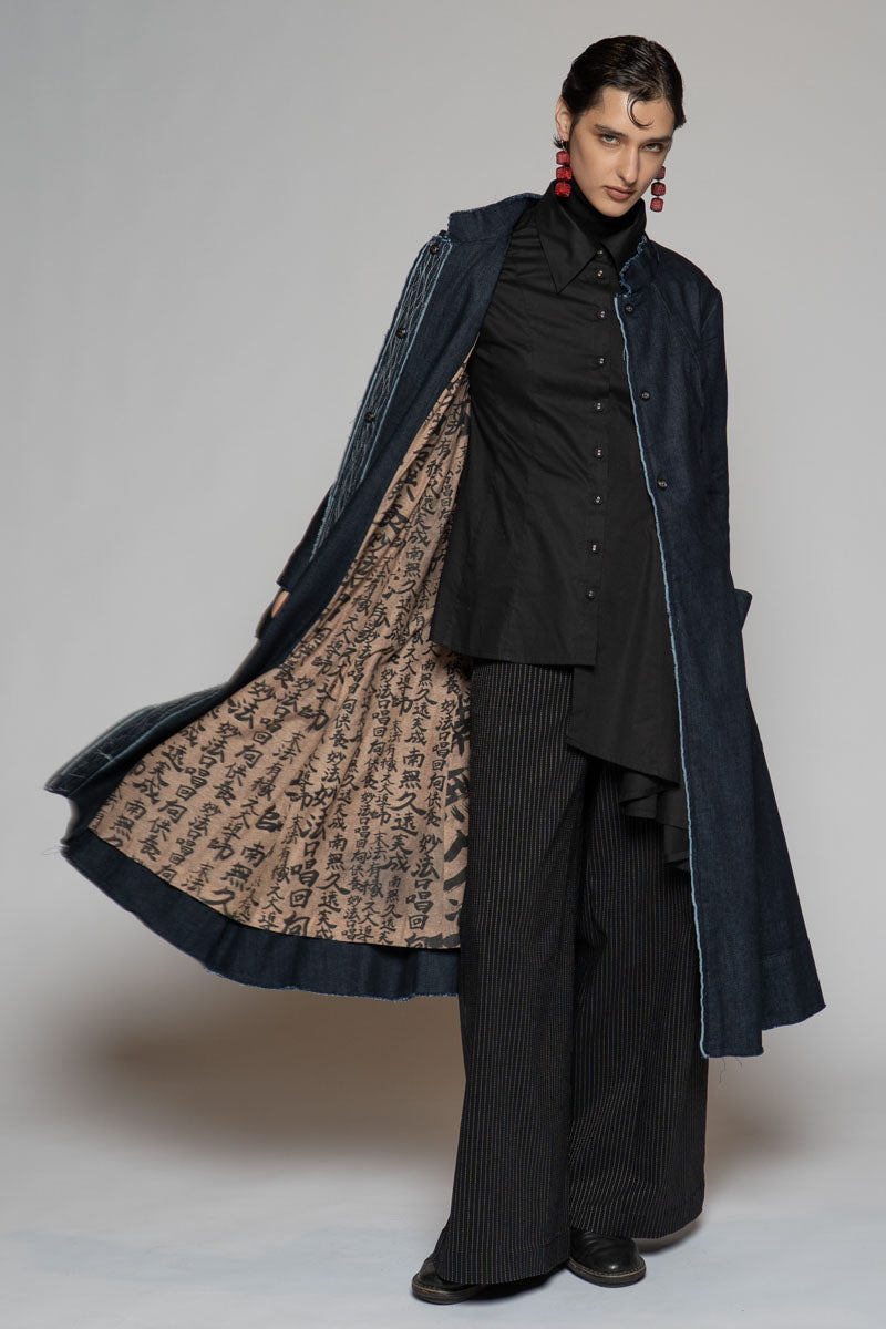 Onmitsu Coat Indigo