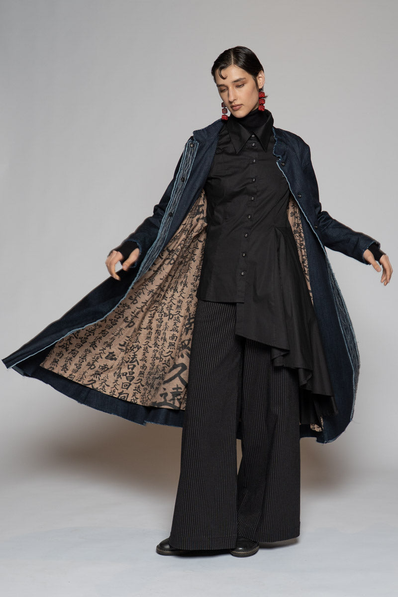 Onmitsu Coat Indigo
