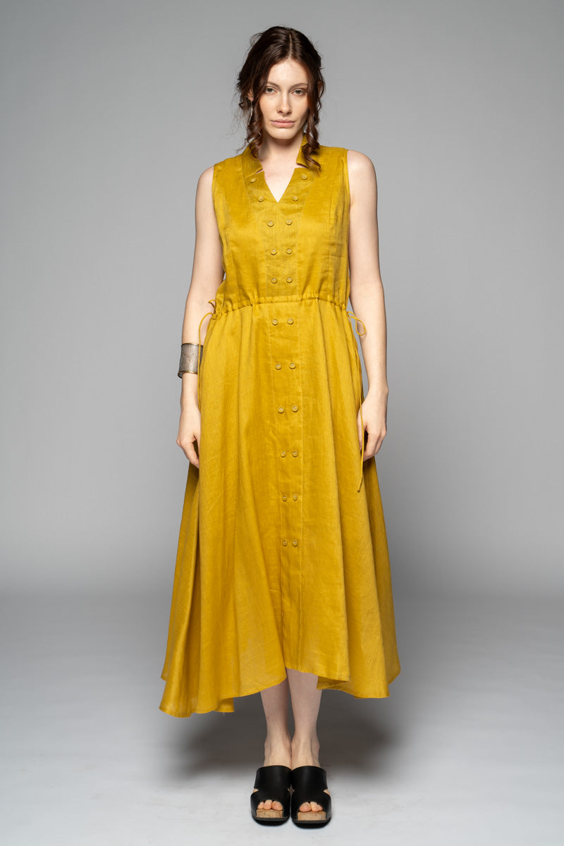 Asuka Dress Chartreuse