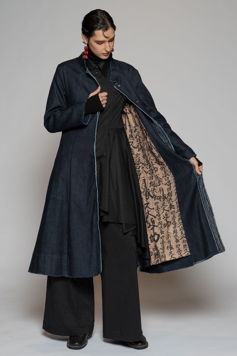 Onmitsu Coat Indigo