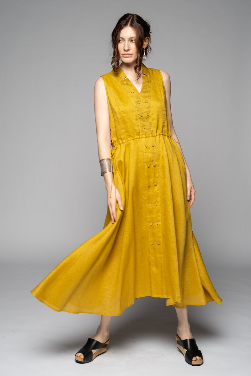 Asuka Dress Chartreuse