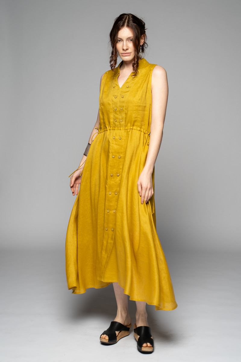 Asuka Dress Chartreuse