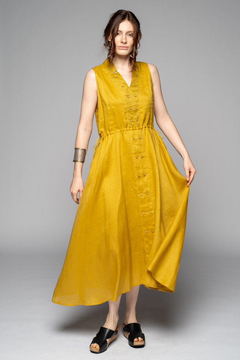Asuka Dress Chartreuse