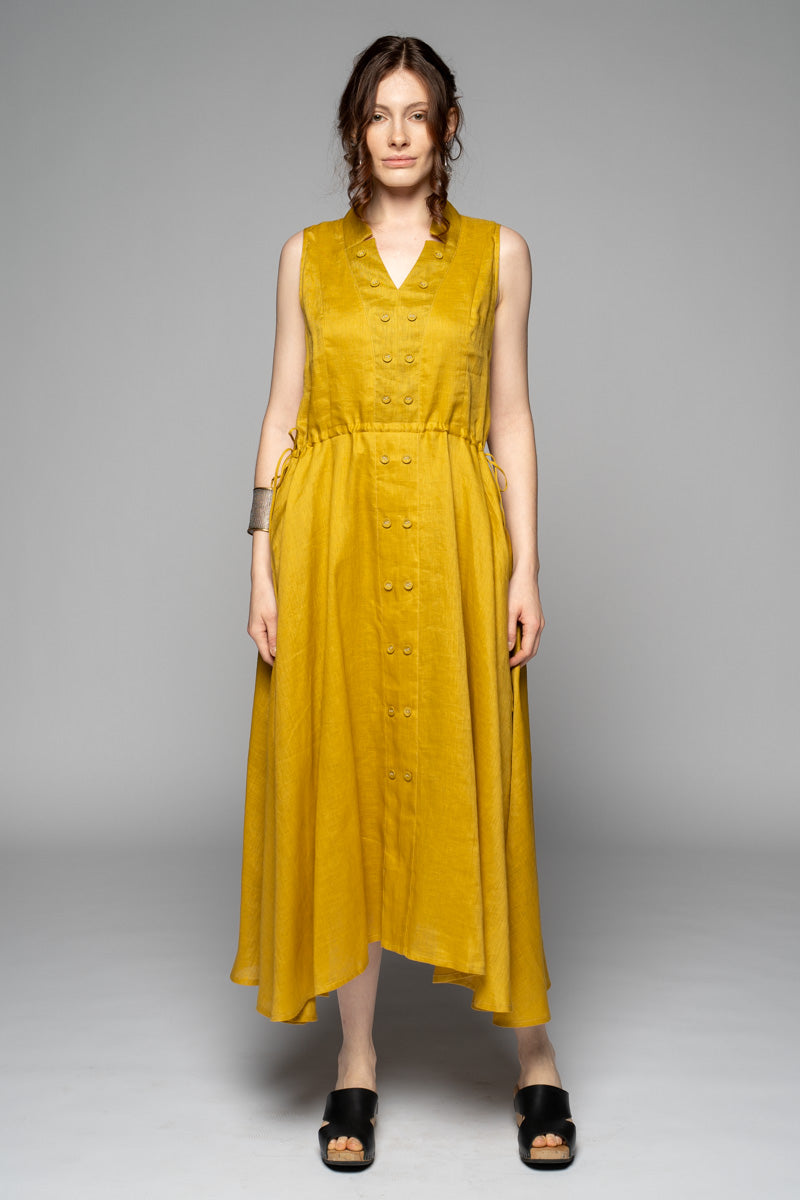 Asuka Dress Chartreuse