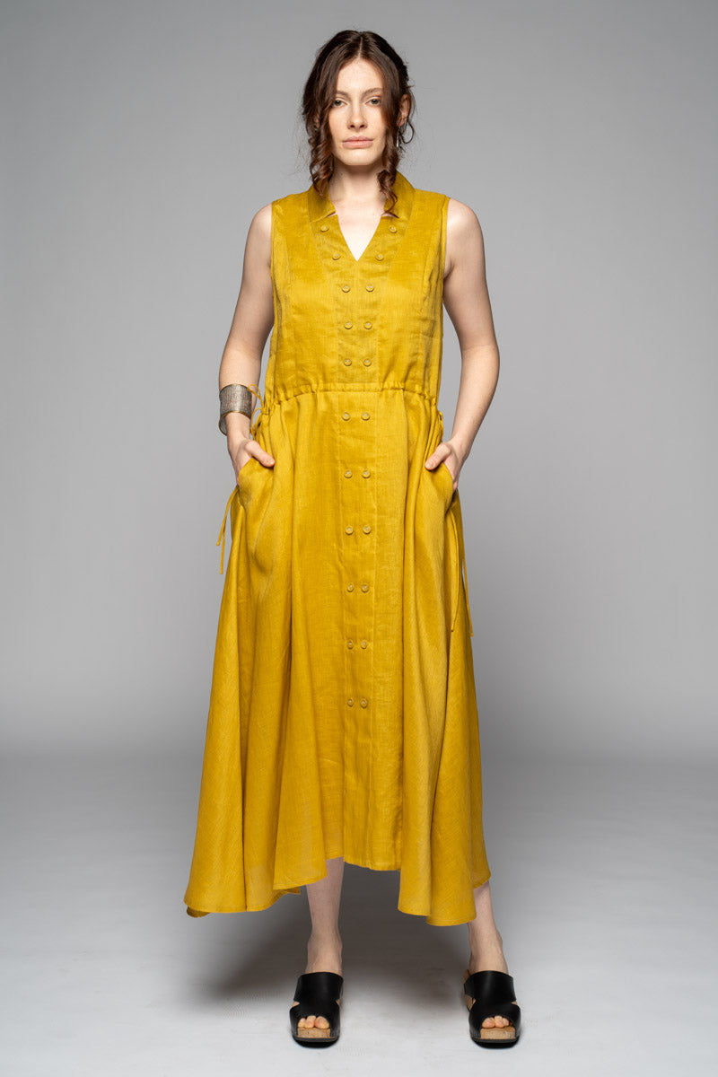 Asuka Dress Chartreuse