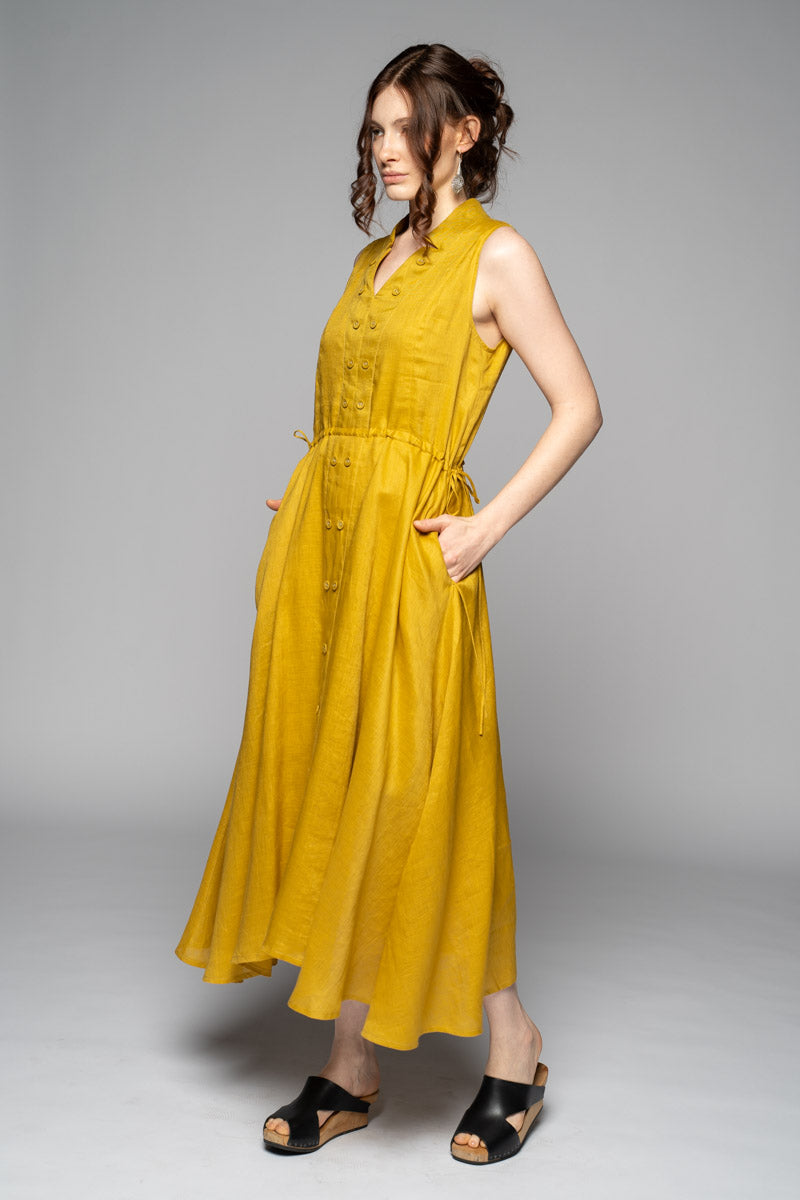 Asuka Dress Chartreuse