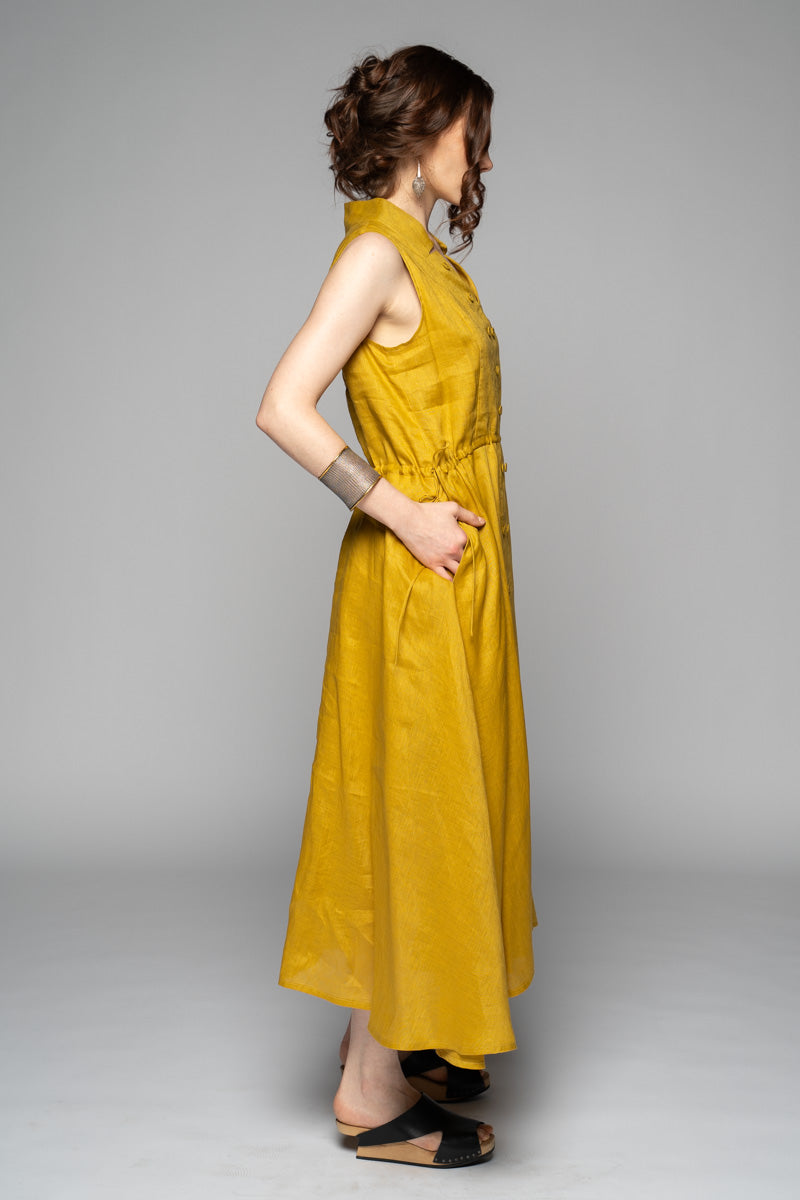 Asuka Dress Chartreuse