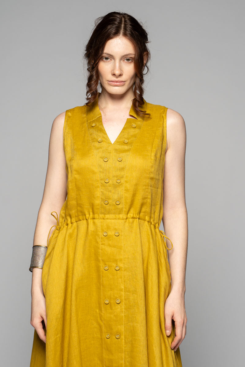 Asuka Dress Chartreuse