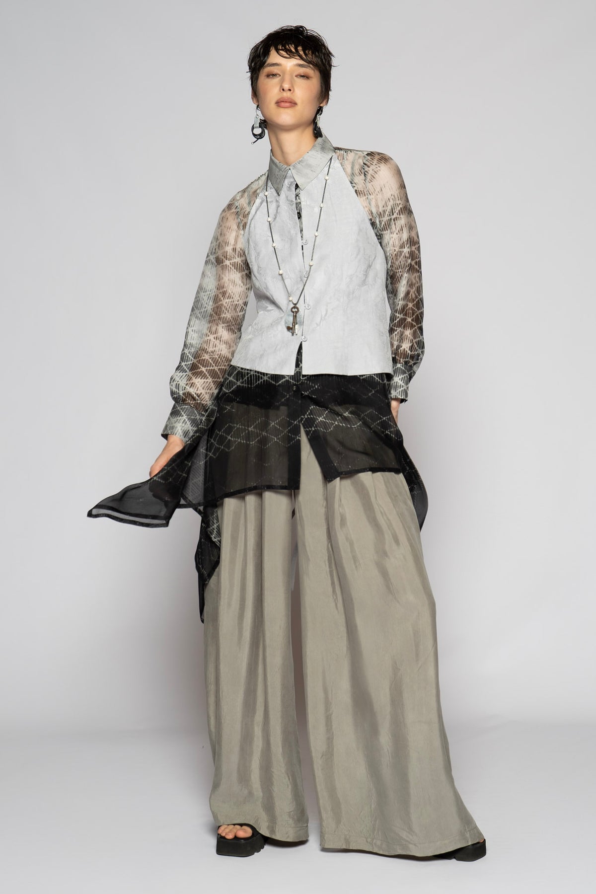 Suna Wide Pants Cloud
