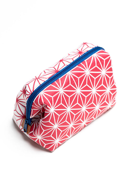 Asanoha Pouch Red