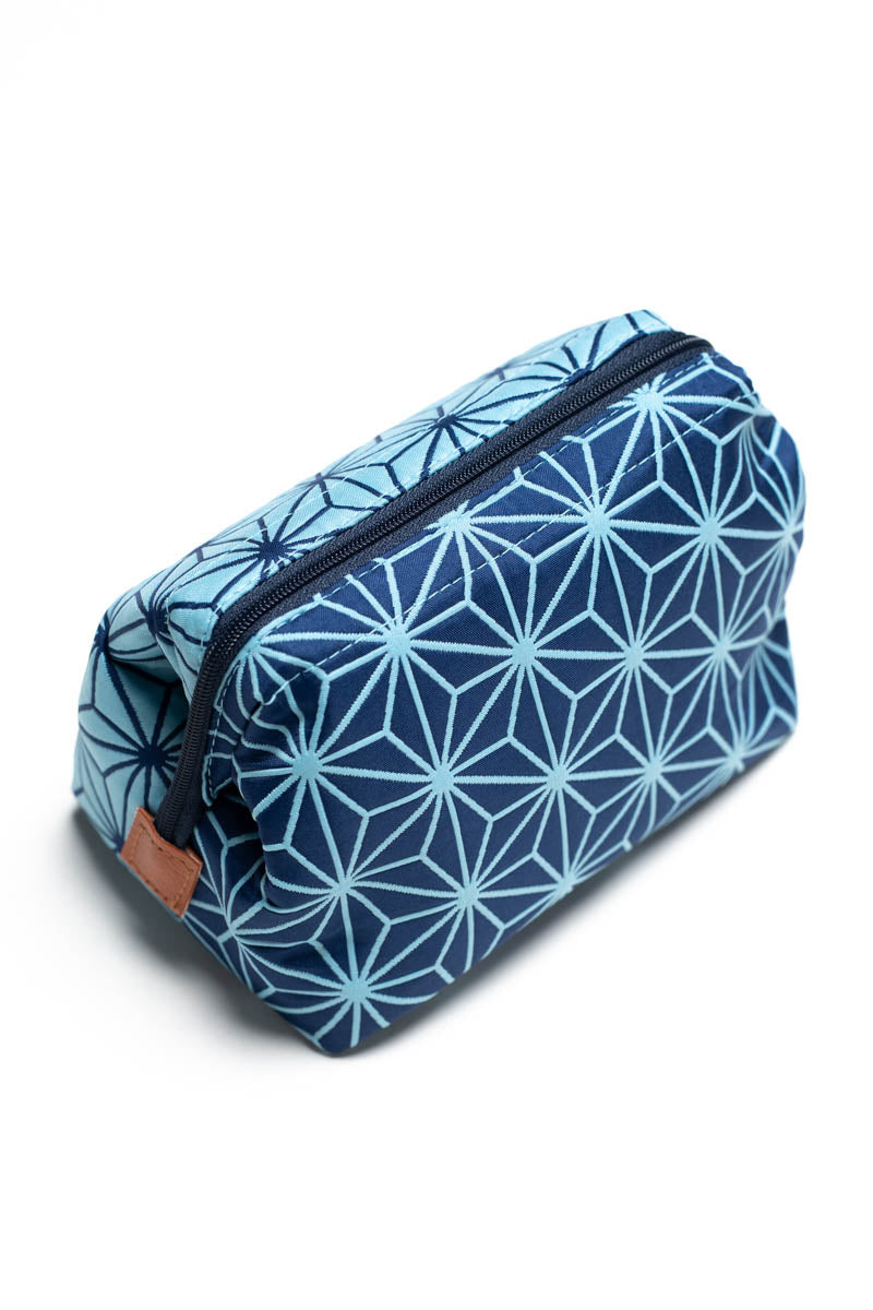 Asanoha Pouch Blue