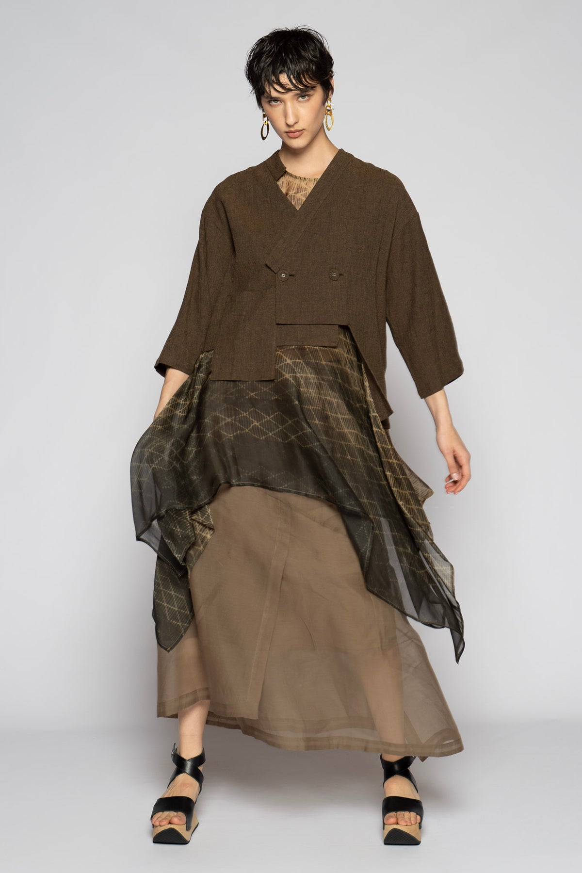 Horizon Skirt Sepia